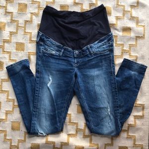 H&M MAMA skinny high rib maternity jeans